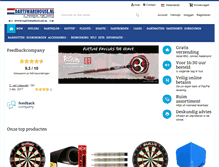 Tablet Screenshot of dartswarehouse.nl